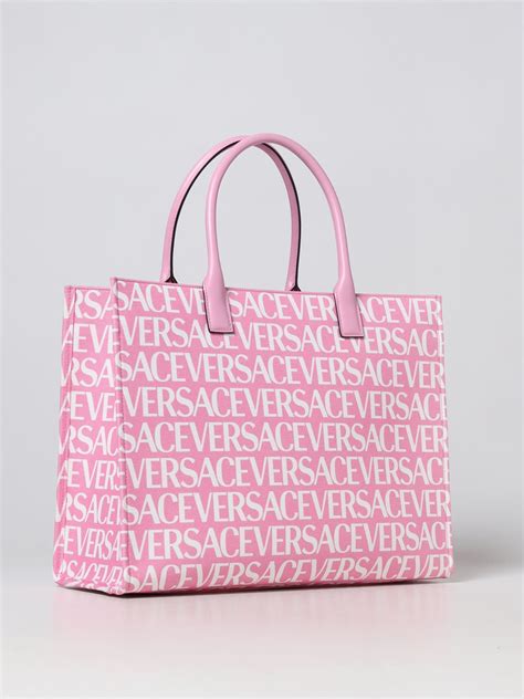 pink versace tote